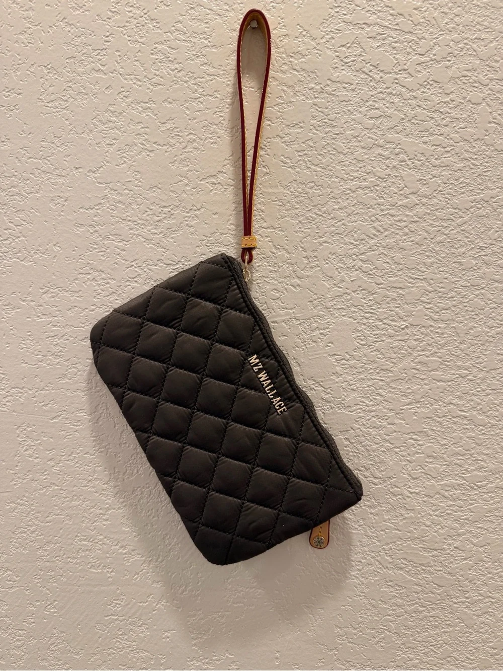 MZ Wallace Flat Metro Wristlet in Magnet NWOT